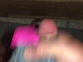Licking my wifes Dirty Panties from the Laundry before & after cumming in them, tastes so good