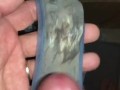 Licking my wifes Dirty Panties from the Laundry before & after cumming in them, tastes so good