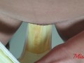 HD Innocent DIRTY YELLOW PANTY/Female POV