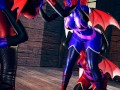 Red VS Blue Succubus lesbian Foursome