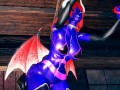 Red VS Blue Succubus lesbian Foursome