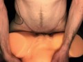 Hot fit Guy needs to get off, Daddy starts jerking off & needs to fuck his Babygirls pussy POV