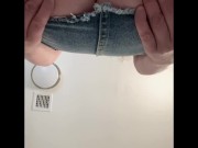 Upskirt No Panties Pussy Tease Part 2 - You Got Caught Peeking