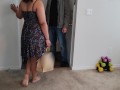 Food Delivery Guy fucks Beautiful big Booty Latina. Full Doggystyle