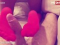 MyDirtyHobby - Luna Corazon Gets Her Jingle Socks On & Gives Her Bf A Footjob To Cheer Him Up