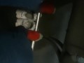 Take off Stinky sneaker in Bus