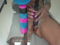 Just giving myself a doggy - i really love this dildo and a good windue