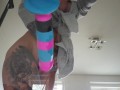 Just giving myself a doggy - i really love this dildo and a good windue