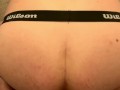 Anal Training with Big Dildo Noisy Fuck Farts and Cum Bubbles
