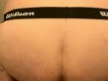 Anal Training with Big Dildo Noisy Fuck Farts and Cum Bubbles