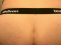 Anal Training with Big Dildo Noisy Fuck Farts and Cum Bubbles