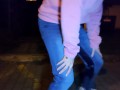 Wetting my jeans on parking place at night(loud hissing sound)