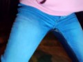 Wetting my jeans on parking place at night(loud hissing sound)