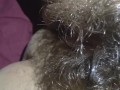 VERY Hairy FART FETISH Slut Shows Hirsutism Hirsute Hairest Pink Pussy stinky Nasty Gross farting