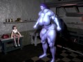 Widowmaker Works Out (Muscle Growth Animation)