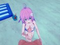 POV fucking Lala Satalin Deviluke on the beach - To-Love Ru Hentai