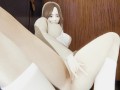 по мотивам аниме Атака Титана - Палец Пика мастурбирует в вагончике [3д хентай]