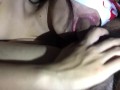 ถ่ายเล่นๆดันหลุด คู่รักโม้คกันอย่างเสียว blowjob nice couple