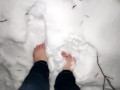 Босиком по снегу