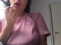 Admire my perky tits and plump lips