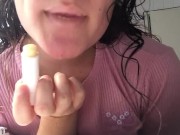 Admire my perky tits and plump lips