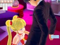 Sailor Moon covered with cumshot