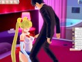 Sailor Moon covered with cumshot