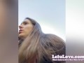 Behind the scenes porn VLOG w/ flashing titties shaking & dirty talking JOI & bloopers - Lelu Love