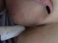 Slave boy gets his sissy hole ruined & denied an huge anal orgasam by his sexy slutty mistres