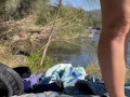 Nude River Swim and Fucking