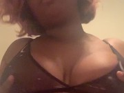 Watch Me Rub On My Big Ass Boobs For You Daddy Teaser