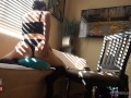 Short Haired Gamer Girl Masturbating while Playing Dragon Age Origins