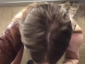 Hottie Petite Girl sucked in the locker room of the store (risky blowjob)