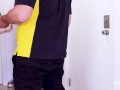 delivery guy get a handjob tip from horny customer