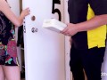 delivery guy get a handjob tip from horny customer