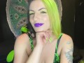 Sensual smoking goddess ashtray POV