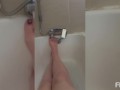 Bathtime Footplay