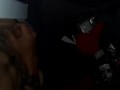 Masturbating in work van during storm