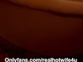 Husband cums while watching wife fuck bull in theater room