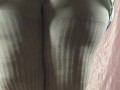Pink pantyhose ebony bbw