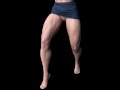 Female Muscle Growth Animations by Kycolv