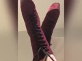 Slut Shows Off New Heels 