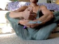 Ass Stretching with Ginger MoistHer Squirt and Flex