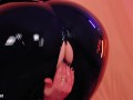 Latex Rubber Fetish Catsuit free video Big ass Tease and JOI by Mistress Arya Grander