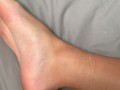 boy jerks off and bursts his thick load on his food (HOT THICK CUM)