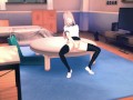 SAKURA MASTURBATES ON TABLE and gets extreme shaking orgasm | anime porn uncensored NARUT[3d hentai]