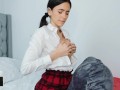 Gia_Baker Cute School Girl Flashing Tits Nad Humping on Pillow 
