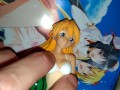日焼け白ビキニのエヴァンゲリオン式波アスカラングレーのフィギュアにぶっかけ&キス&舐めまわし【キモオタクのオナニー】