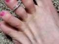 On the Floor and Ready to Suck Gia Love's Toes