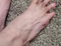 On the Floor and Ready to Suck Gia Love's Toes